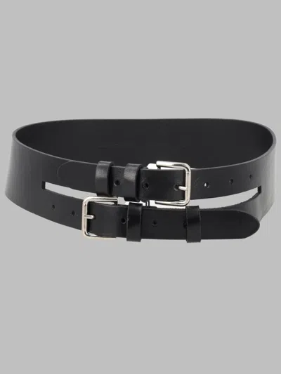 Paloma Wool Penelope Ii Double Buckle Belt In Black