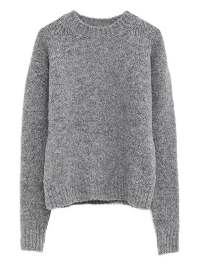 Paloma Wool Clock Work-detail Sweater In Gray