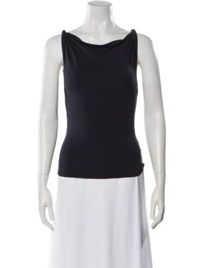 Pre-owned Paloma Wool Cowl Neck Sleeveless Top In Neutral