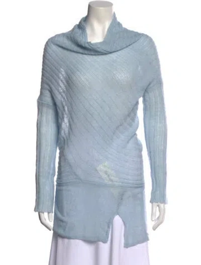 Pre-owned Paloma Wool Cowl Neck Sweater In Blue