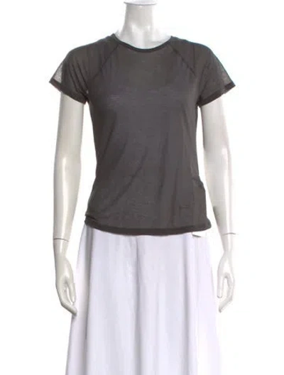 Pre-owned Paloma Wool Crew Neck Short Sleeve T-shirt In Grey