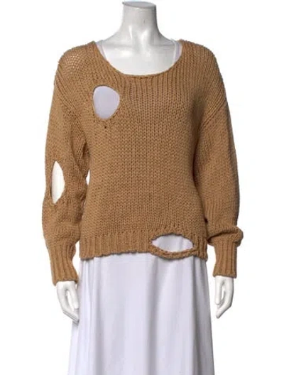Pre-owned Paloma Wool Crew Neck Sweater In Neutrals