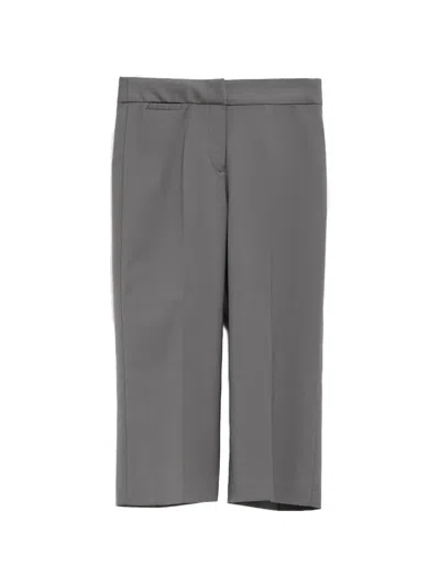 Paloma Wool Low-rise Cropped Trousers In Gray