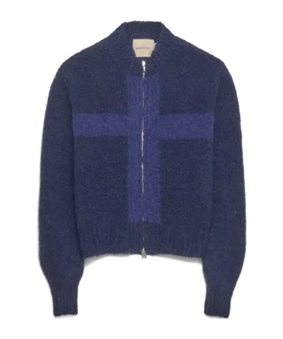 Paloma Wool Cruz Zipped Cardigan In Blue