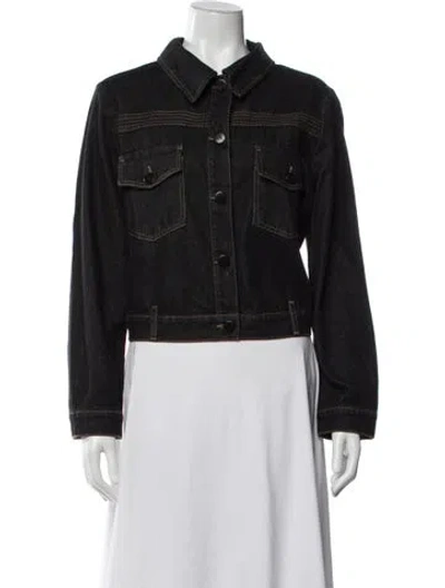 Pre-owned Paloma Wool Denim Jacket In Black
