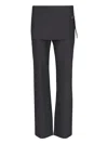 Paloma Wool Trousers With Removable Mini Skirt In Brown