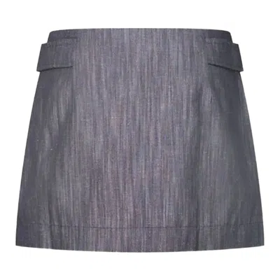 Pre-owned Paloma Wool Deuna Ii Skirt 'grey' | Women's Size 38 In Gray