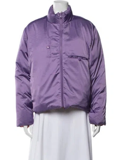 Pre-owned Paloma Wool Down Jacket In Purple