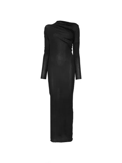 Paloma Wool Draped Semi-sheer Dress In Multi