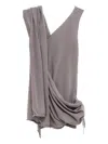 Paloma Wool Draped Vj1609 Top In Gray