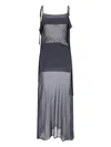 Paloma Wool Zanic Paneled Sheer Maxi Dress In Gray