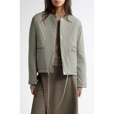 Paloma Wool Khaki Ebner Reversible Down Jacket In Green