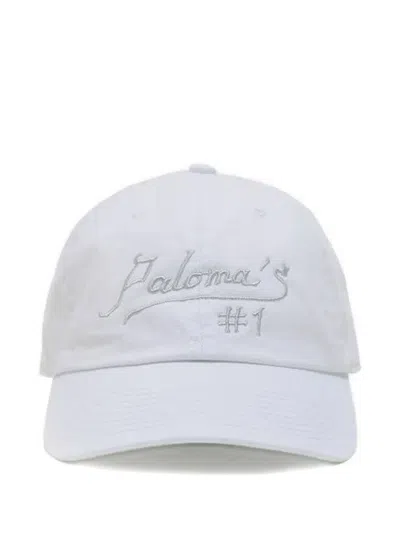 Paloma Wool Embroidered Casquette N1 Hat In White