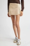 Paloma Wool Evident Recycled Cotton Blend Skort In Brown