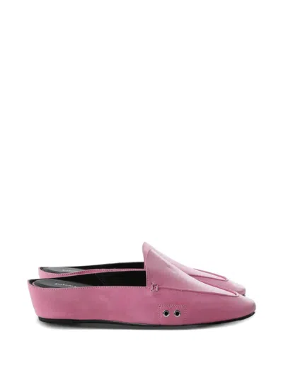 Paloma Wool Eyelet-detail Wedge Loafers In Pink