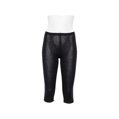 Paloma Wool Fine-knit Cropped Shorts In Black