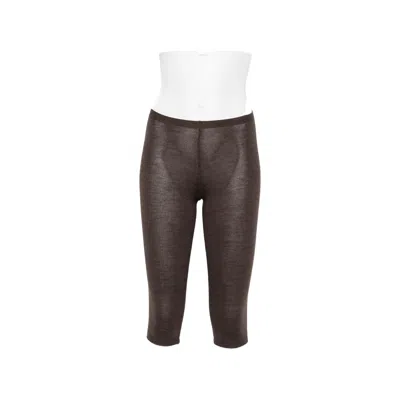 Paloma Wool Fine-knit Cropped Shorts In Brown