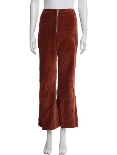 Pre-owned Paloma Wool Flared Pants In Orange