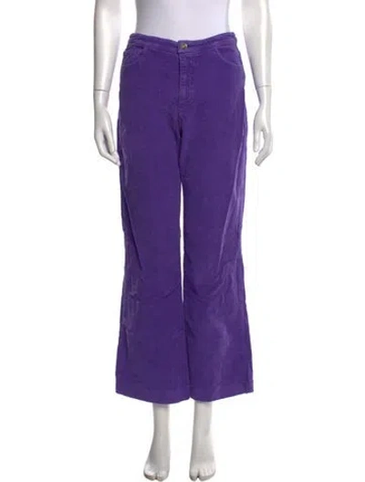 Pre-owned Paloma Wool Flared Pants In Purple