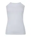Paloma Wool Folded Crew Fitted Bandeau Top In White
