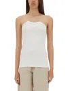 Paloma Wool White Organic Cotton Tops In White