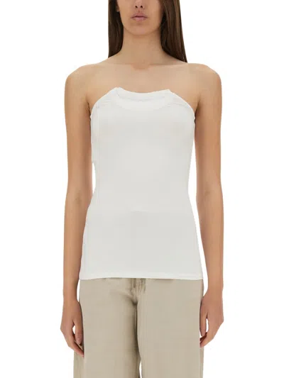 Paloma Wool Folded Crew Top In White