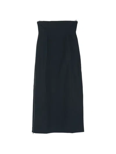 Paloma Wool Fosca Side-zip Maxi Skirt In Black