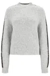 Paloma Wool Grand Slam Ii Intarsia Sweater In Grey