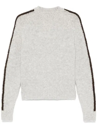 Paloma Wool Grand Slam Ii Intarsia Sweater In Grey