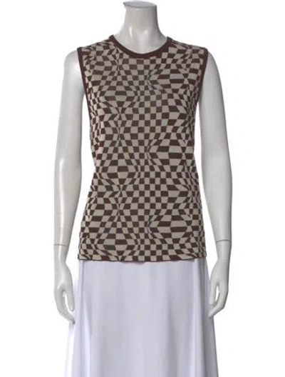Pre-owned Paloma Wool Graphic Print Crew Neck Top In Multi
