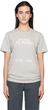Paloma Wool Gray Agust T-shirt In 200 Grey