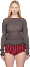 Paloma Wool Gray Aluz Sweater In Gray
