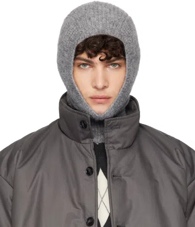 Paloma Wool Grey Button Angels Balaclava In 200 Grey