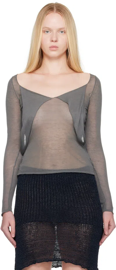 PALOMA WOOL GRAY CLYO T-SHIRT