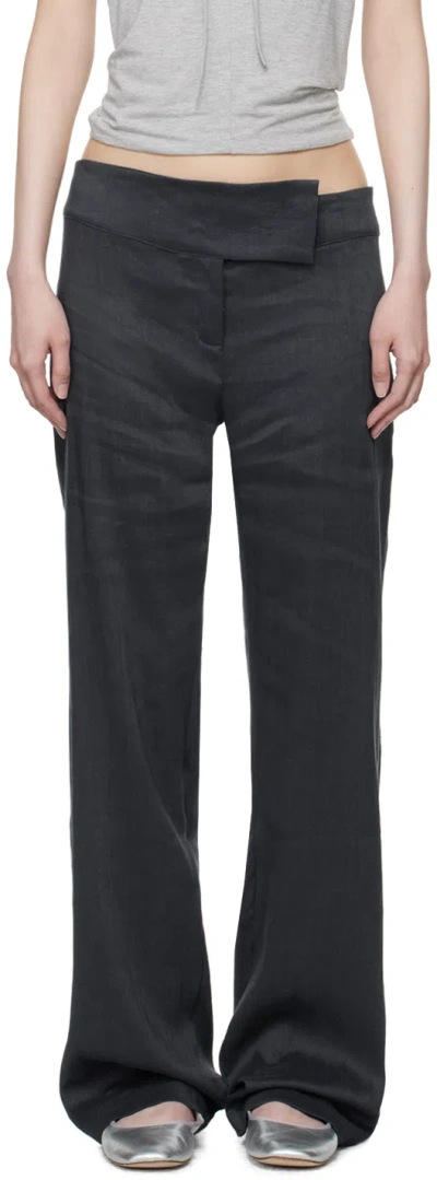 Paloma Wool Gray Dip Trousers In 209 Grey