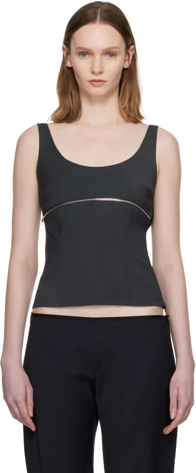 Paloma Wool Gray Isee Top In Black