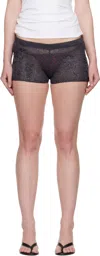 Paloma Wool Gray Jed Shorts In Black