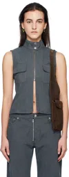 Paloma Wool Gray Lis Tank Top In 200 Grey