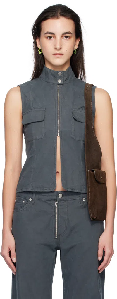 Paloma Wool Gray Lis Tank Top In 200 Grey