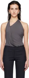 Paloma Wool Gray Livia Bodysuit In 209 Grey
