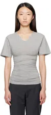 Paloma Wool Gray Mes T-shirt In Gray