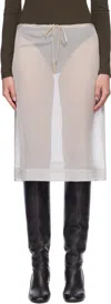Paloma Wool Gray Mileva Midi Skirt In 201 Grey