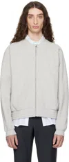 Paloma Wool Gray Nila Raglan Sleeve Jacket In Animal Print