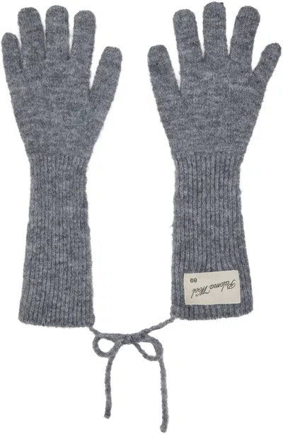 Paloma Wool Gray Peter Gloves In 200 Grey