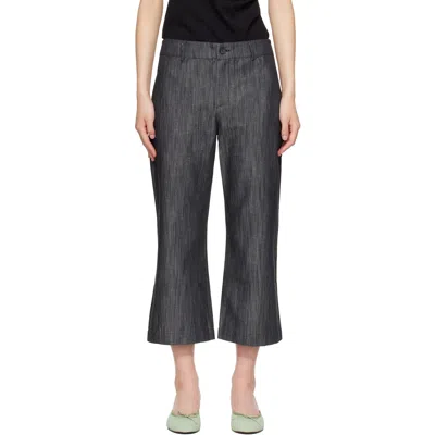 Paloma Wool Gray Sibily Denim Trousers In Black