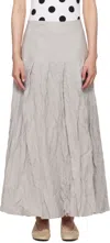 Paloma Wool Gray Sluto Maxi Skirt In Brown