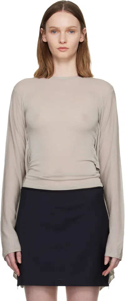 Paloma Wool Gray Suga Sweater In Brown