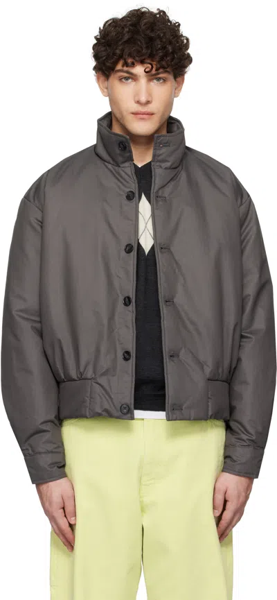 Paloma Wool Gray Tate Bomber Jacket In 209 Grey