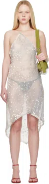 Paloma Wool Gray Tea Midi Dress In White