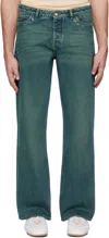 Paloma Wool Green Crowd Jeans In 830 Denim